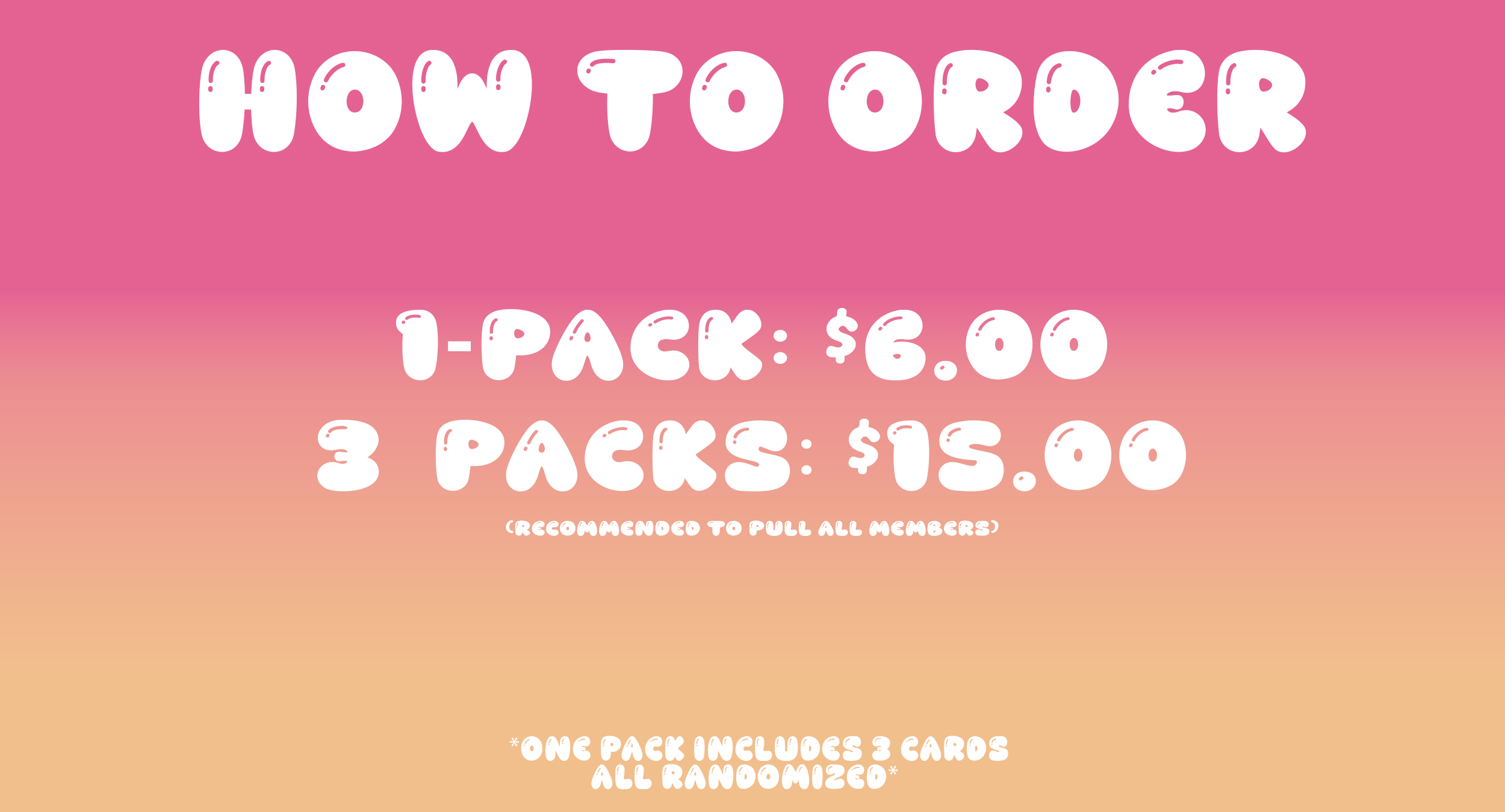 Lovely Pack How to Order Thumbnail